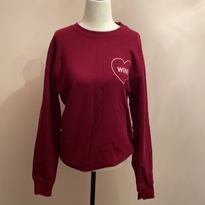 NWT Wine Sweatshirt